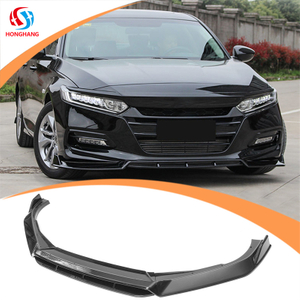 4-stages Front Bumper Lip Splitter For Honda Accord 2018-2021
