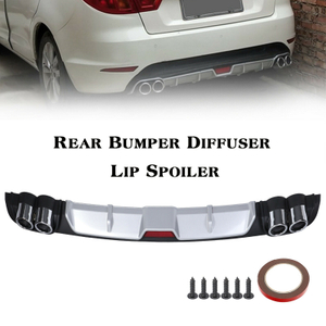 Universal Type C 129cm Rear Diffuser Rear Bumper Lip For All Cars 