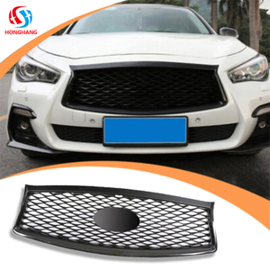 Front Bumper Mid Grille for Infiniti Q50 2014-2018
