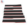 Black+Red universal Car Side Skirt For All Cars Toyota Honda Benz BMW Audi VW