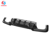 Water Transfer Printing Bilateral Double Row Rear Diffuser for Bmw 5 Series F10 F11 F18