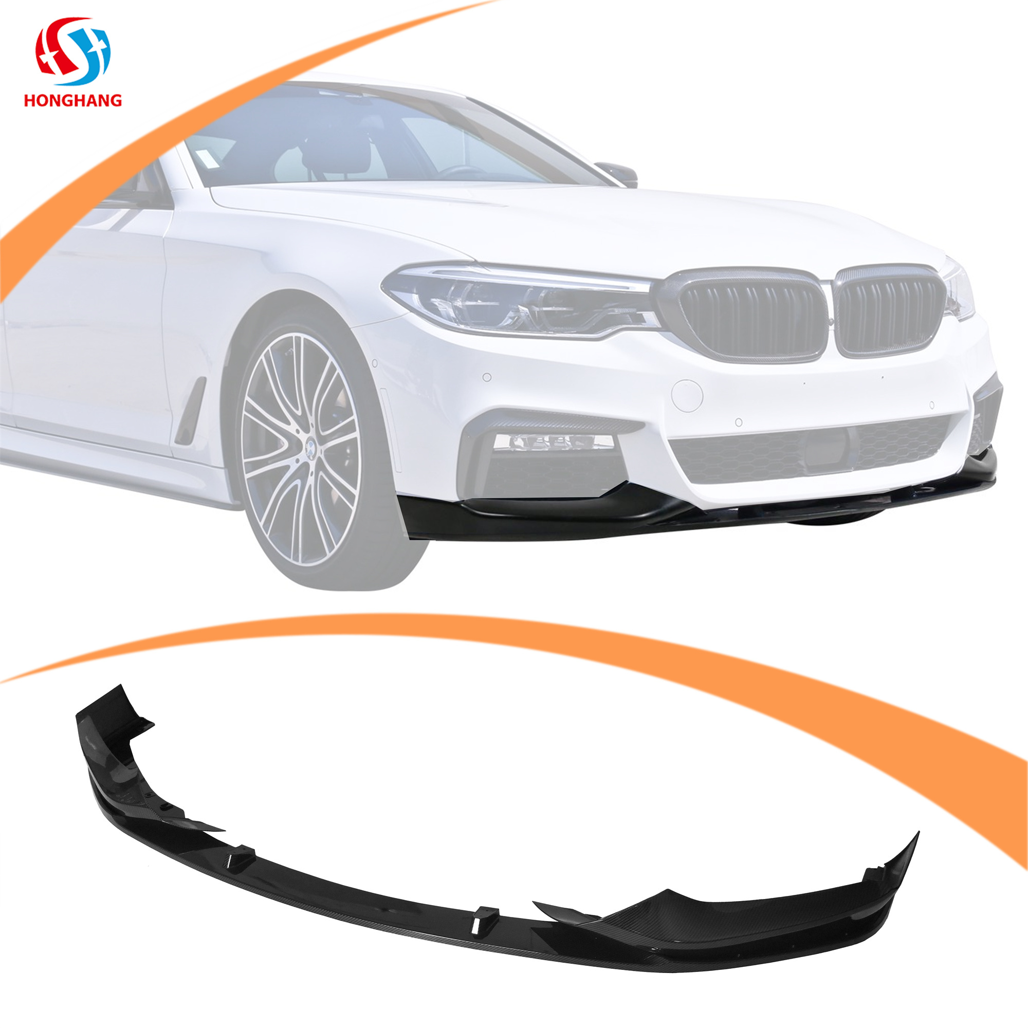 Bmw 5 Series G30 Front Bumper Lip MP Style 
